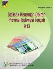 Statistik Keuangan Daerah Sulawesi Tengah 2013